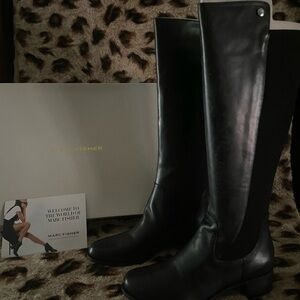 Marc Fisher black riding boots